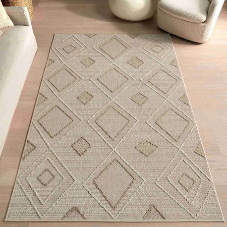 Nuloom Aviana Transitional Geometric Area Rug 5ft x 8ft KZTH02A-508